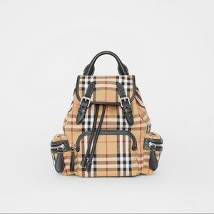 Burberry The Small Rucksack in Vintage Check